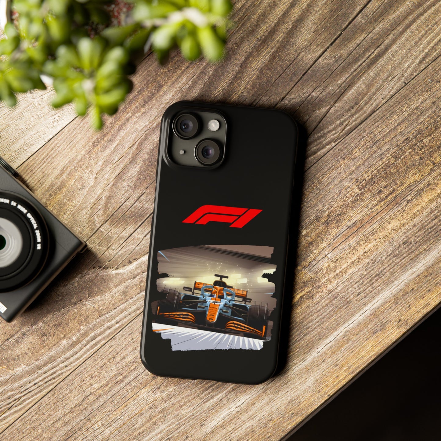 F1 McClaren Orange Car Iphone 15, 14, 13, 12, 11 Cases
