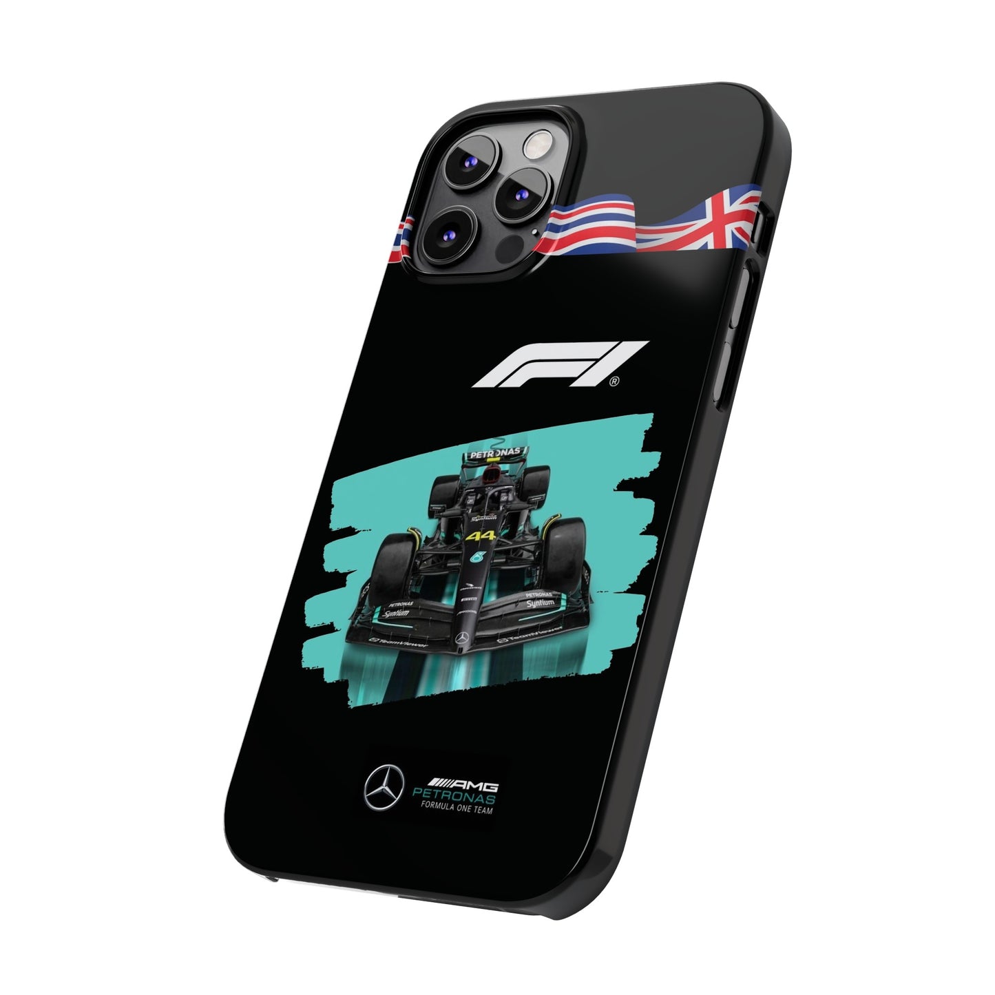 F1 Mercedes Black Edition Iphone Cases
