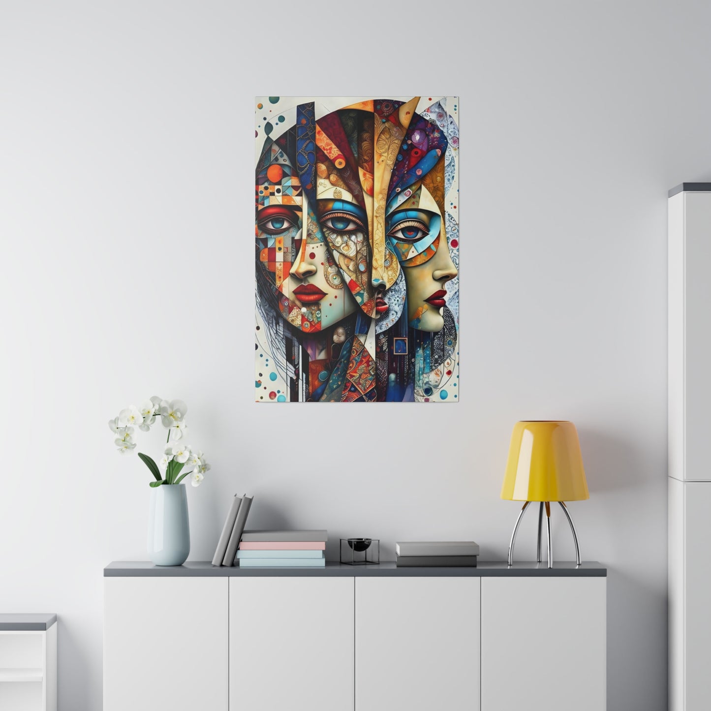 The 3 Faces Canvas Wall Art