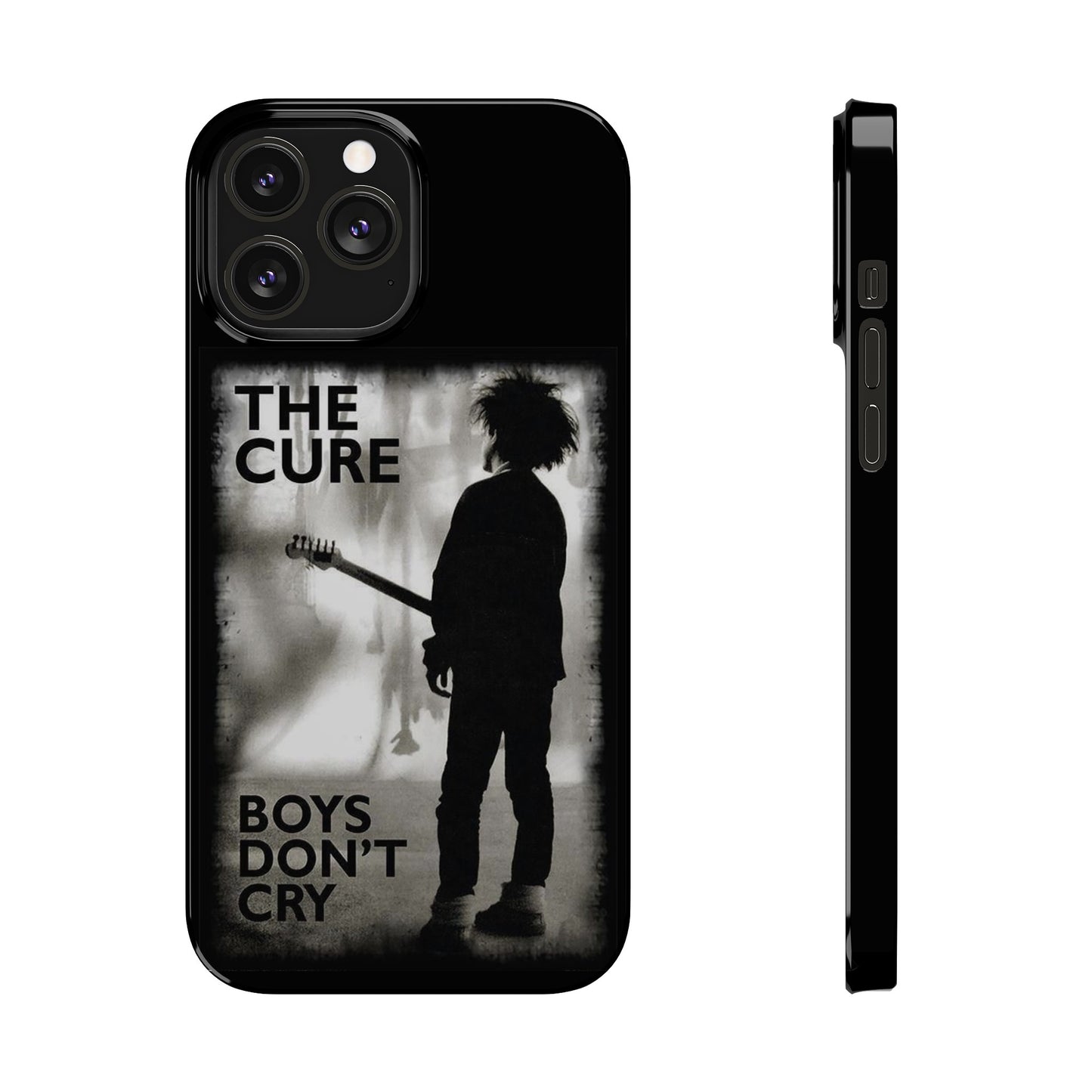 The Cure: Boys Don't Cry" iPhone Covers for 15, 14, 13, 12, 11