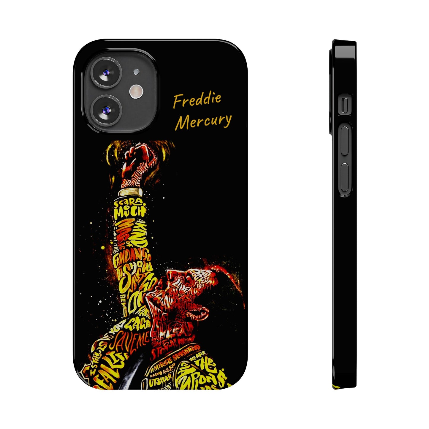 Freddie Mercury Songs IPhone 15, 14, 13, 12, 11 Cases