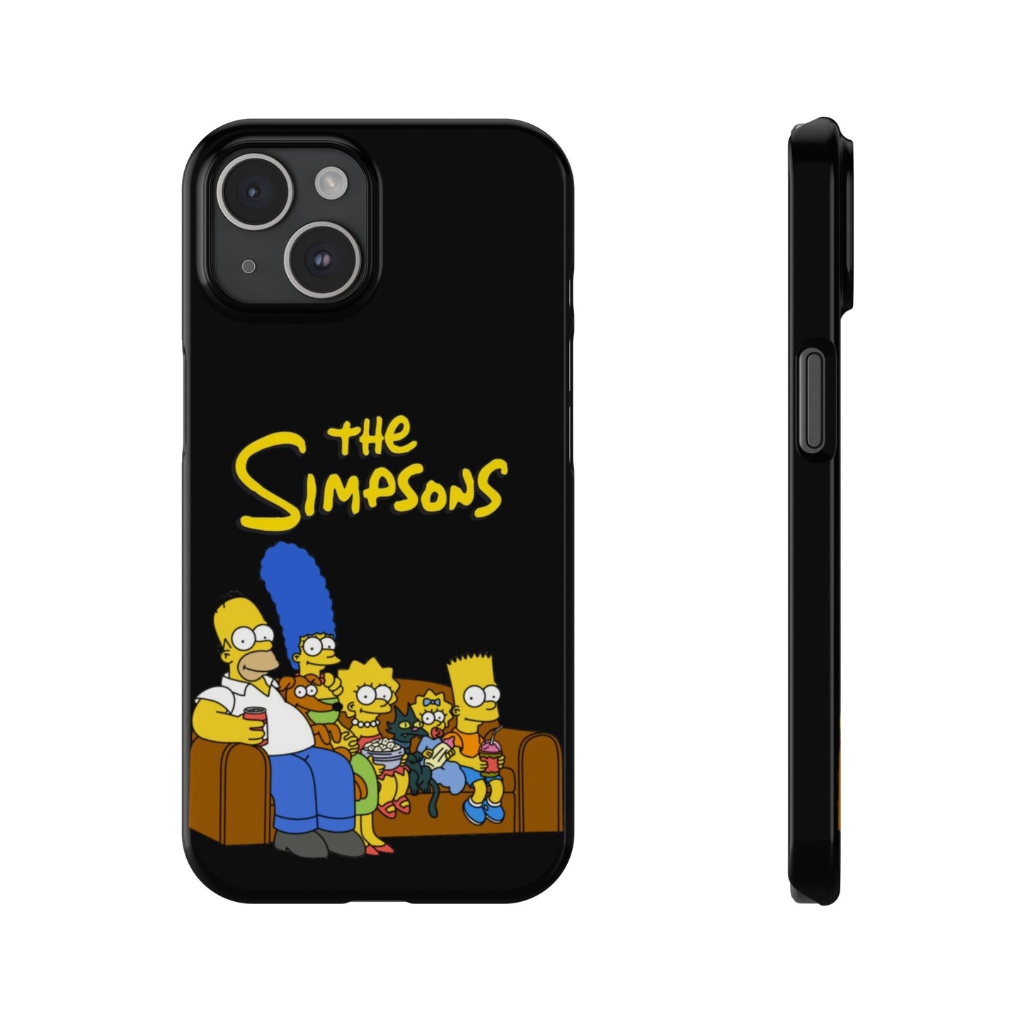 Springfield on Your Phone: The Simpsons iPhone 15, 14, 13, 12, 11 Cases