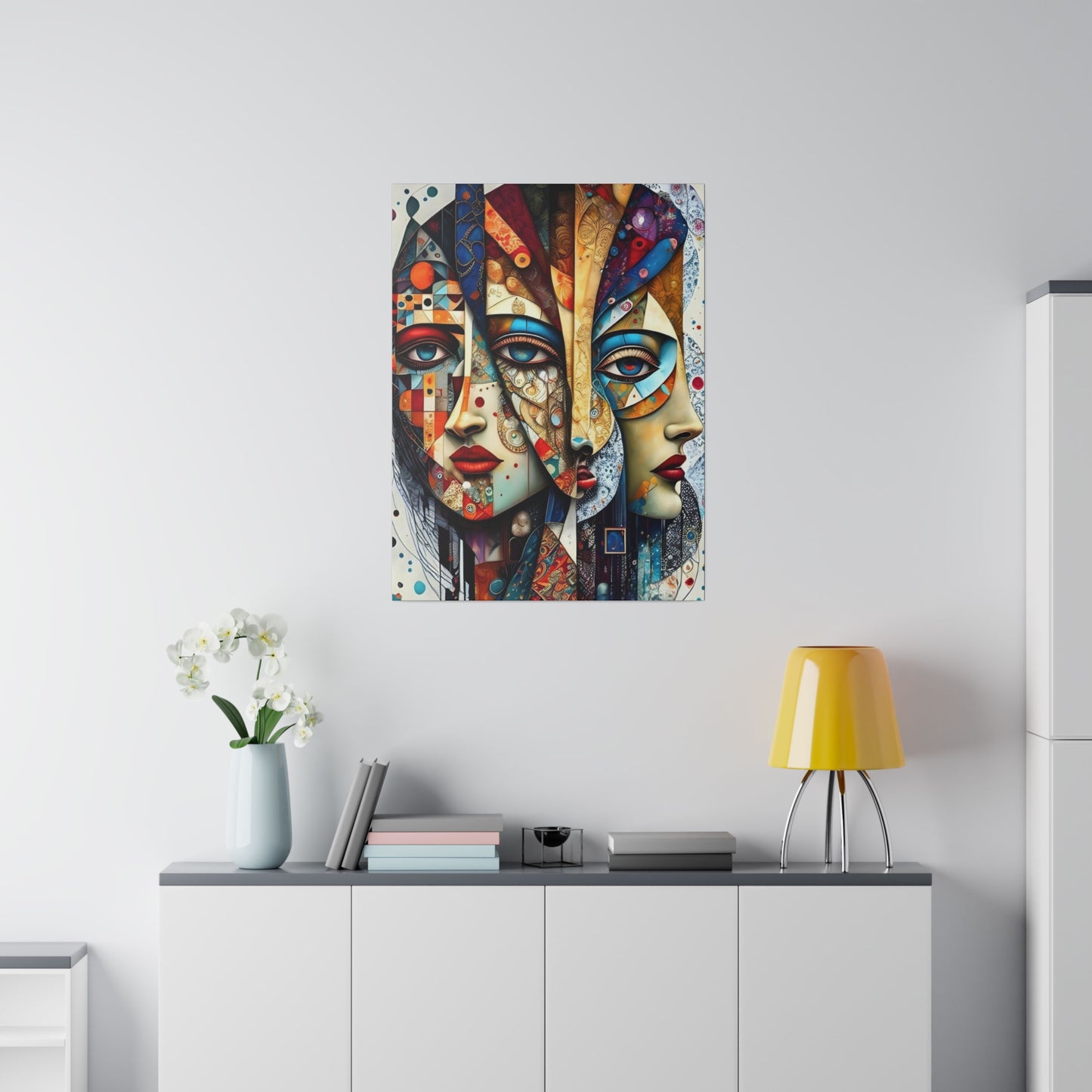 The 3 Faces Canvas Wall Art
