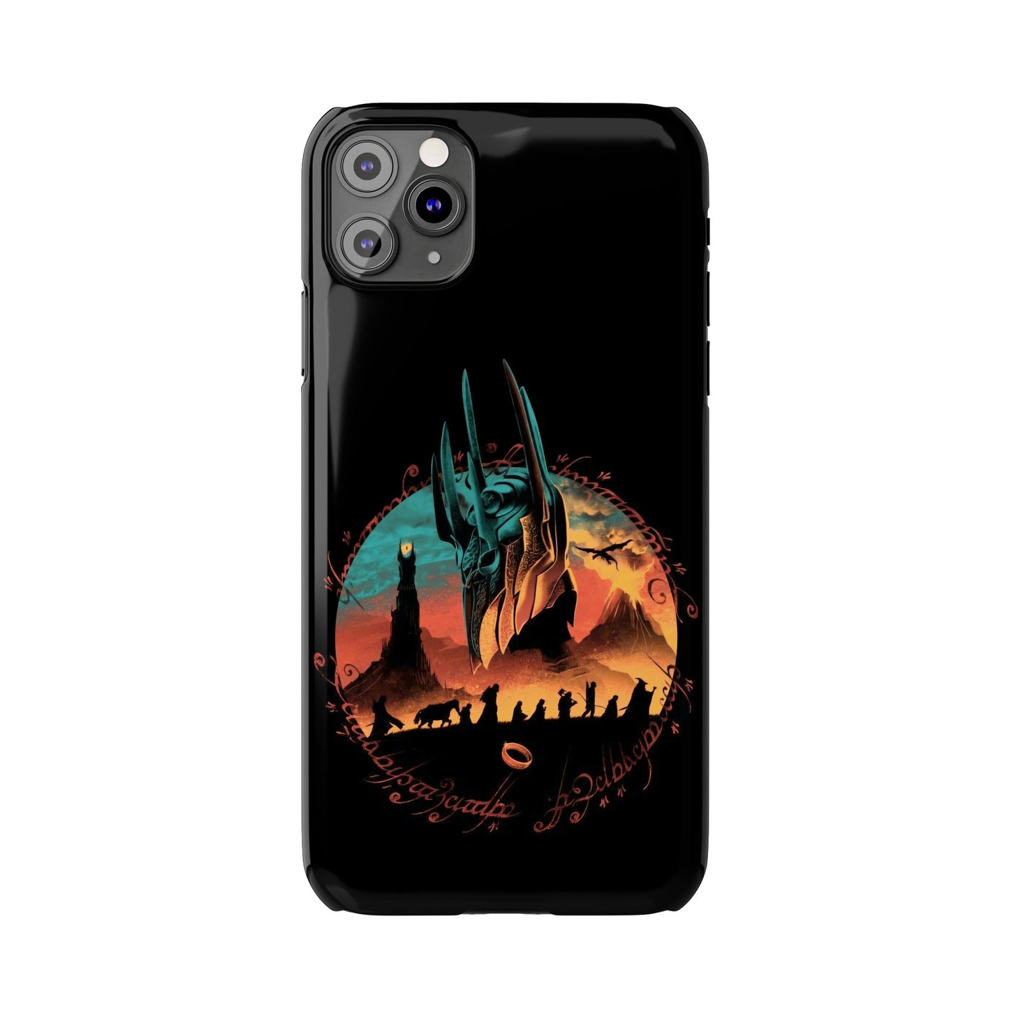 LOTR Fellowship on the Way iPhone Cases: Journey with the Heroes
