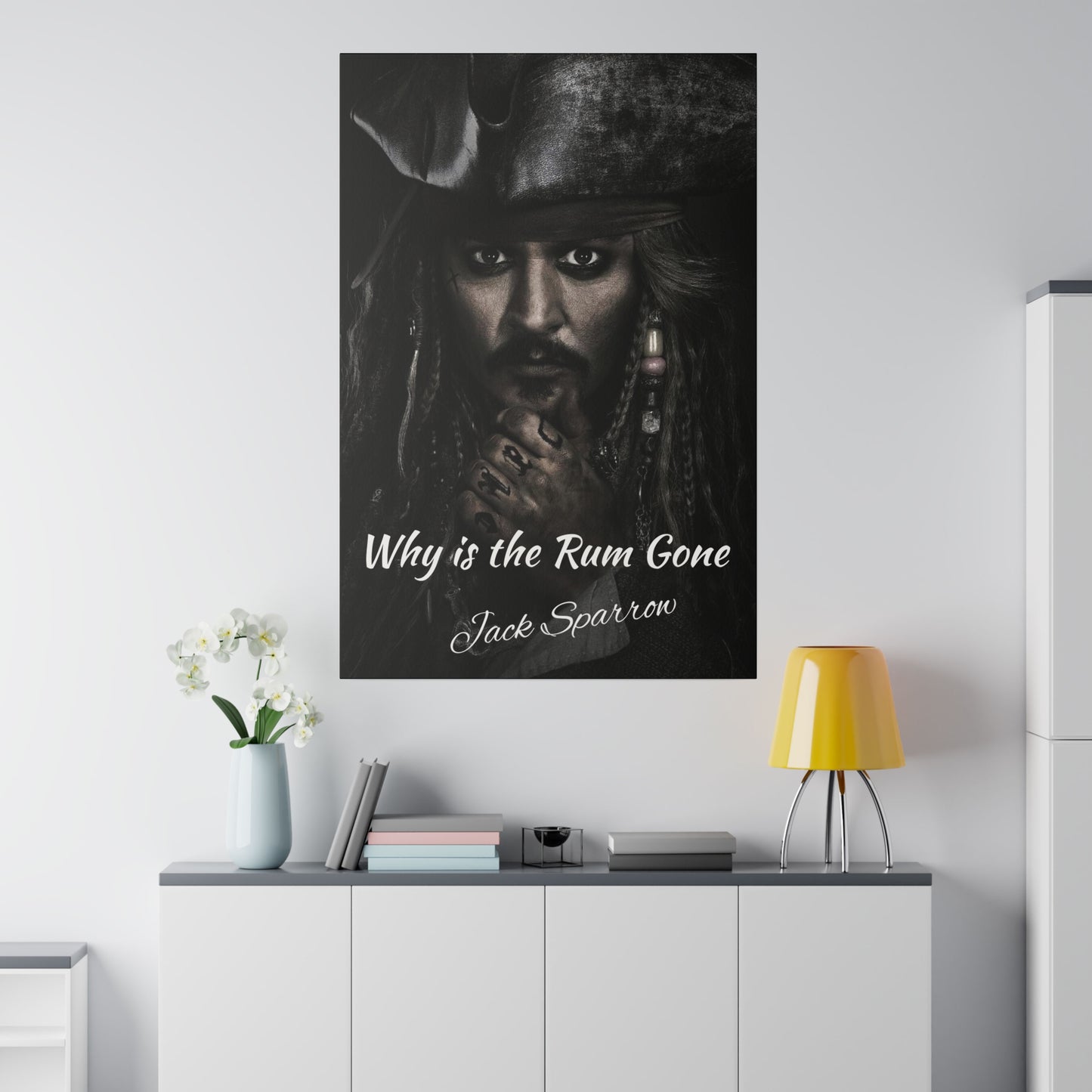 Captain Jack Sparrow - Why is the Rum Gone Canvas