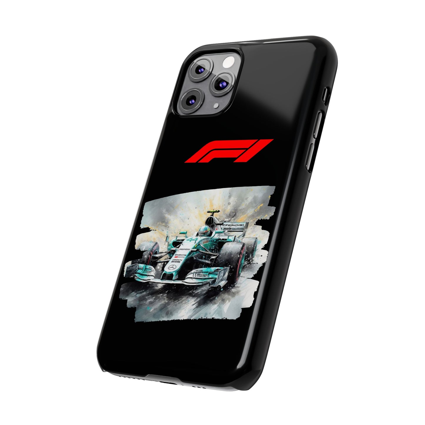 F1 Mercedes Iphone 15, 14, 13, 12, 11 Cases