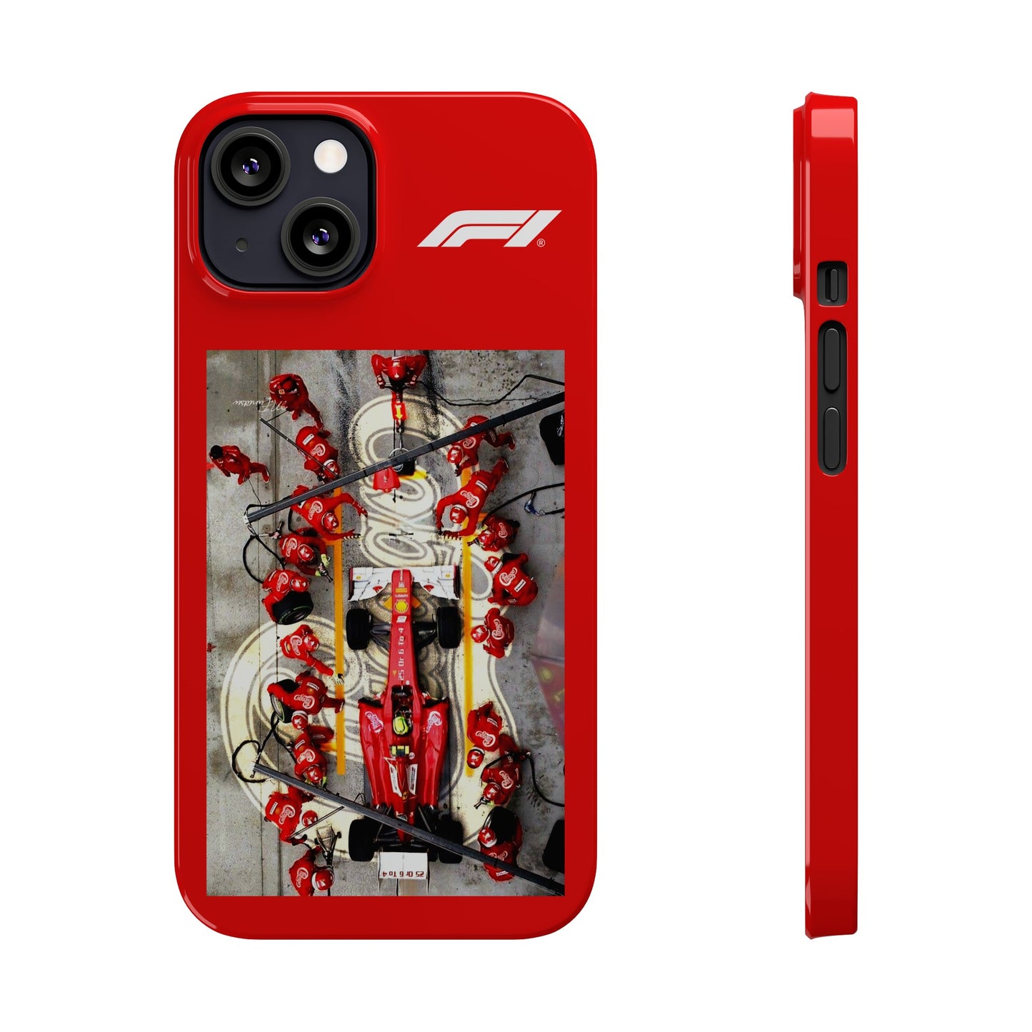 F1 Ferrari Pitstop Iphone Cases