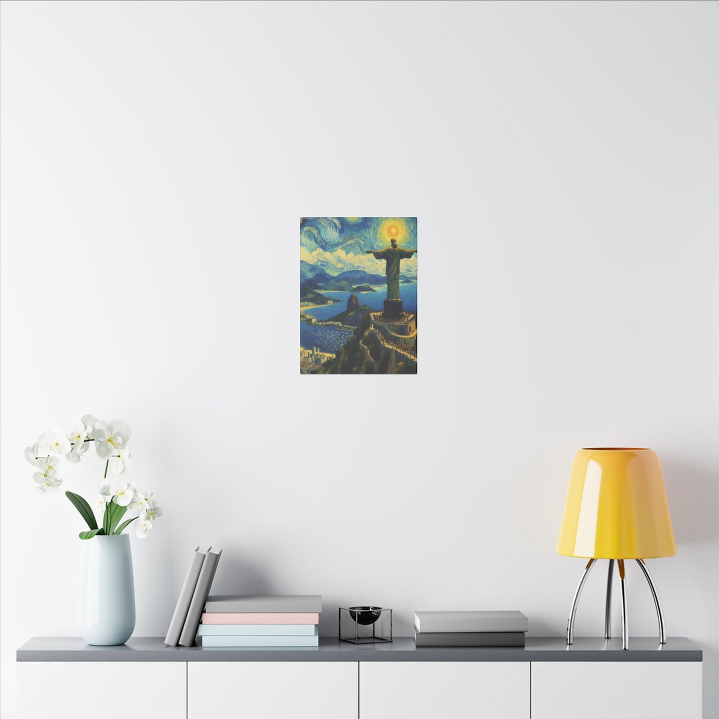 Canvas Rio de Janeiro meets Van Gogh Style