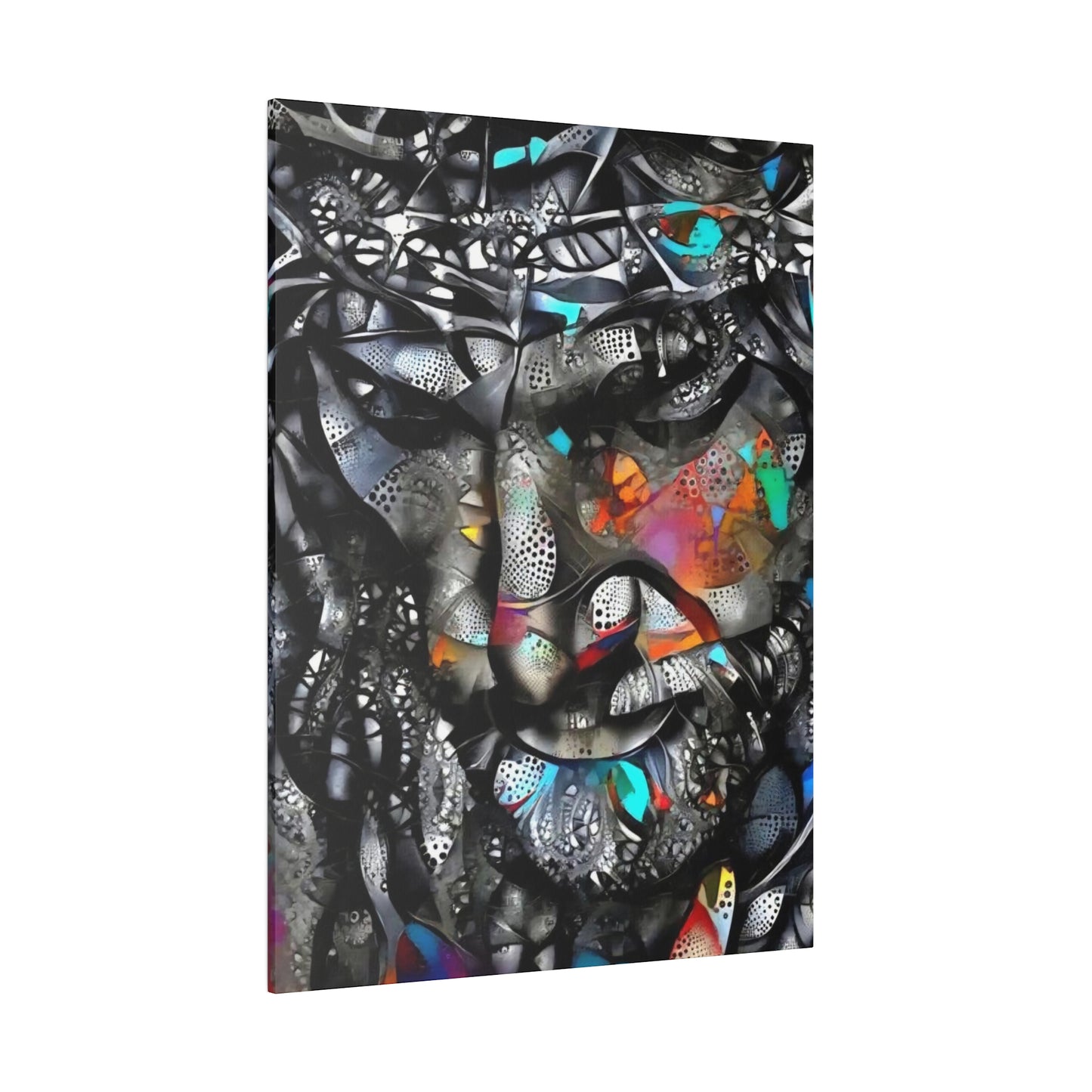 Jesus with Thorn Crown: Sacred Wall Art - Canvas