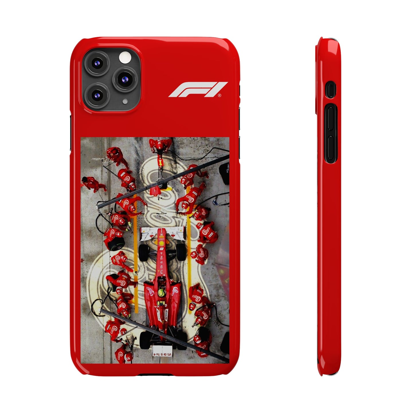 F1 Ferrari Pitstop Iphone Cases