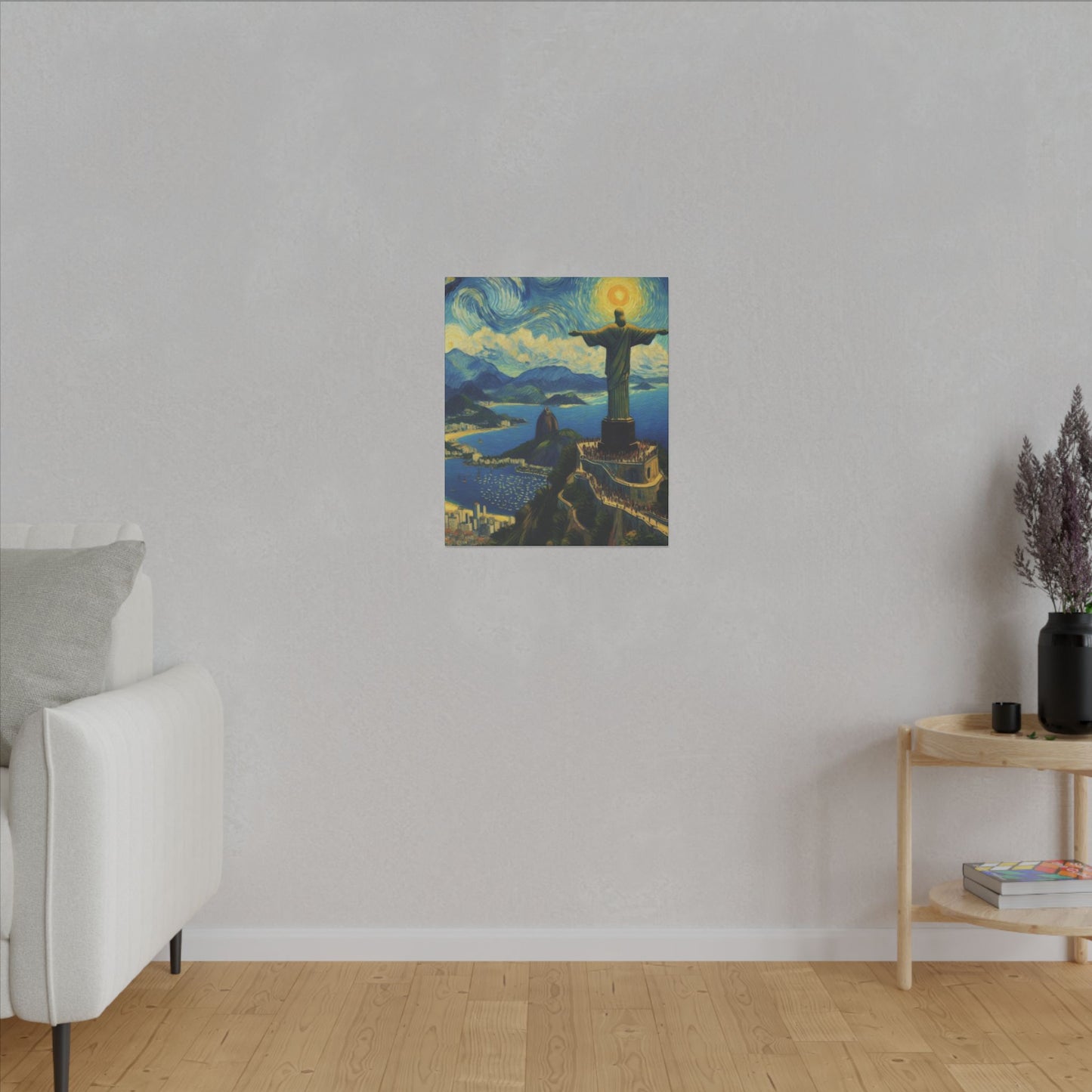 Canvas Rio de Janeiro meets Van Gogh Style